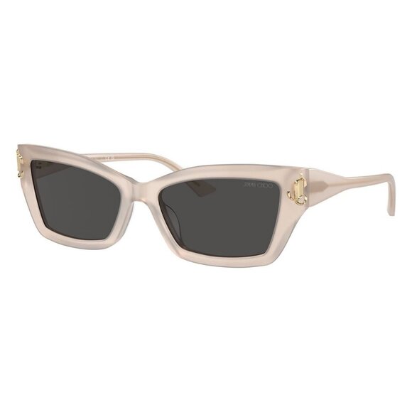 New JIMMY CHOO Beige Cat Eye JC5011U 5025/87 Sunglasses Women - Picture 1 of 6